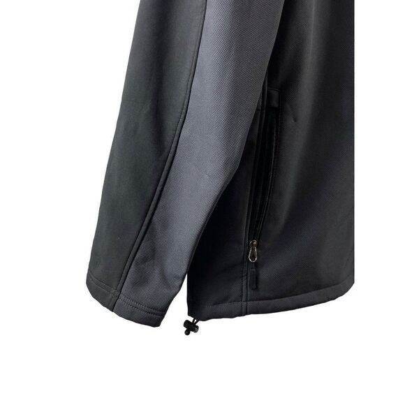 New Balance Men's Two-Tone Printed Soft Shell Full Zip Jacket Size Large Black - Picture 5 of 11